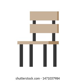 Chair vector. wallpaper. symbol. free space for text.
