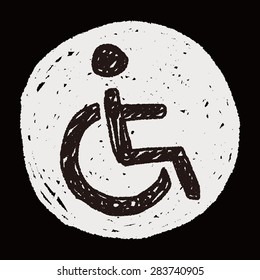 chair wheel doodle