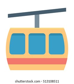 Chairlift Vector Icon