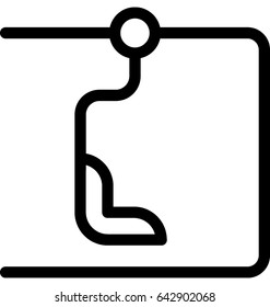Chairlift Vector Icon