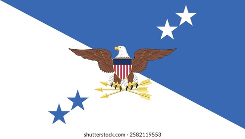 Chairman of the US Joint Chiefs of Staff Flag Vector Illustration Premium Quality