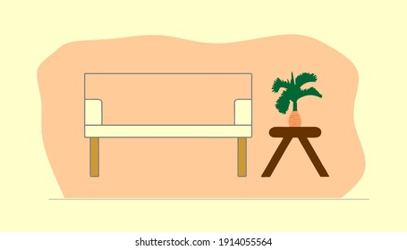 chairs and flower vases for furniture