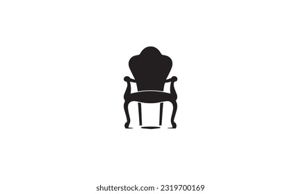 Chairs Furniture logo flat icon