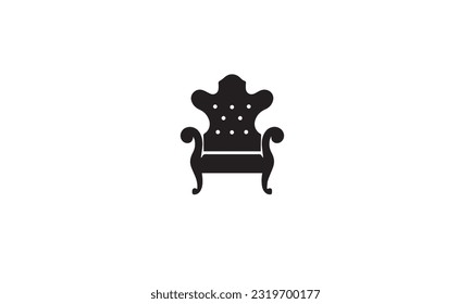 Chairs Furniture logo flat icon