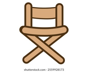 Chairs icons. Chair, table, bench Seating icons set Vector illustration. Office Chair. Wooden brown chair emoji vector. Comfortable armchair on white background. Interior element.