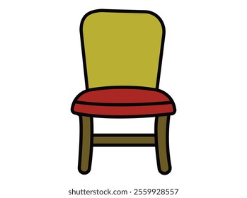 Chairs icons. Chair, table, bench Seating icons set Vector illustration. Office Chair. Wooden brown chair emoji vector. Comfortable armchair on white background. Interior element.