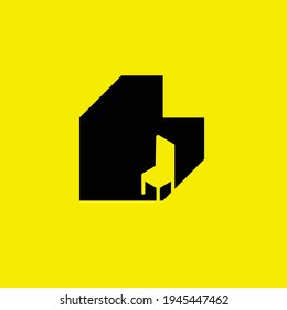 Chairs and step icon design logo element.eps