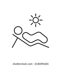 chaise longue icons  symbol vector elements for infographic web