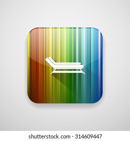 chaise lounge icon