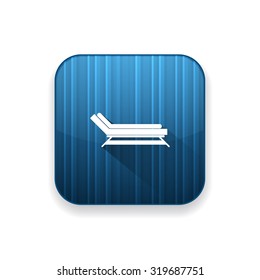 chaise lounge icon