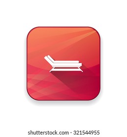 chaise lounge icon
