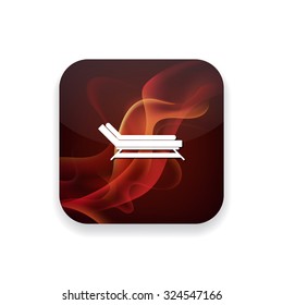 chaise lounge icon