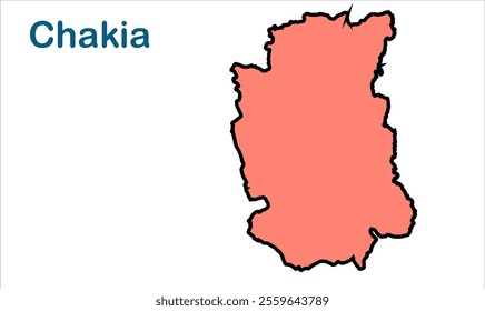 Chakia subdivision map, Chandauli District, Uttar Pradesh State, Republic of India, Government of  Uttar Pradesh, Indian territory, Eastern India, politics, village, tourism