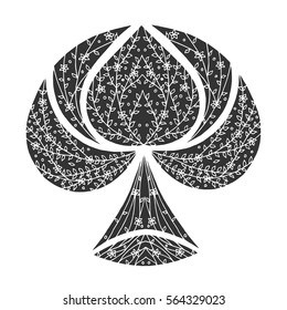 chakra icon tree symbol, flower floral, vector hand drawn, illustration design concept sign drawing