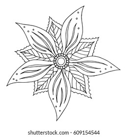 chakra mandala icon symbol, flower floral, vector hand drawn, illustration design concept sign drawing