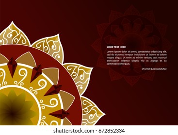 Chakra and Yoga vector background