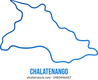 Chalatenango department of El Salvador, simplified linear map