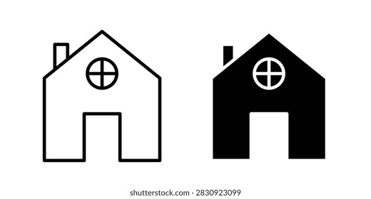 Chalet icon simple logos