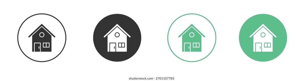 Chalet-Symbol, Vektorpiktogramm für ui ux-Schnittstellenelemente