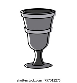 Chalice cartoon isolated