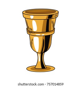 Chalice cartoon isolated