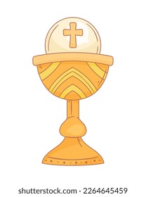 chalice with communion sacred icon