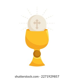 chalice with communion sacred icon