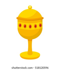 chalice cup gift epiphany vector illustration design