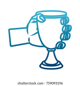 Chalice cup symbol icon vector illustration graphic design