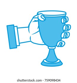 Chalice cup symbol icon vector illustration graphic design