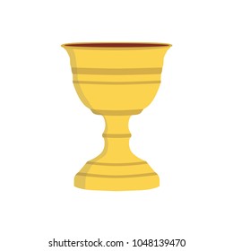 Chalice flat design icon.