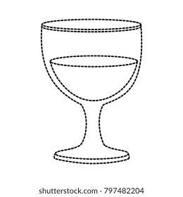 chalice glass isolated icon