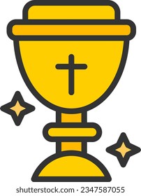 Chalice Icon image. Suitable for mobile application.