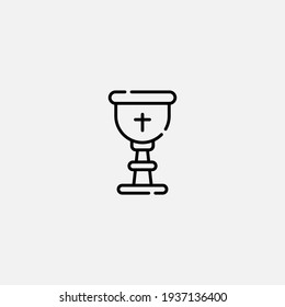 Chalice icon sign vector,Symbol, logo illustration for web and mobile