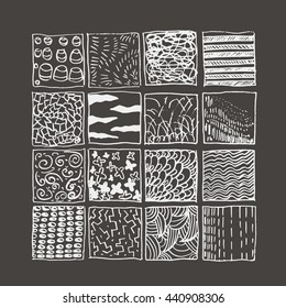 Chalk black and white illustration