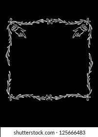 Chalk Board Hands Frame