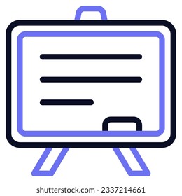 Chalk board Icon Illustration can be used for uiux, etc