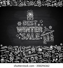 Chalk Board Winter Sale