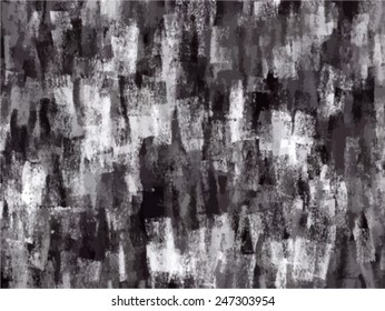 Chalk brush strokes vector background