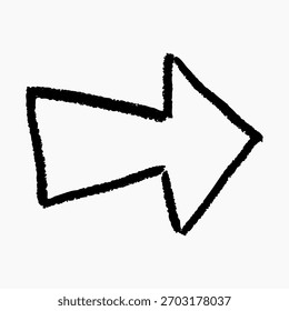 Tiza doodle trazo de flecha, textura áspera de carbón, línea de boceto de lápiz con grano suave, raya de crayón, garabato sutil y superficie arenosa angustiada.