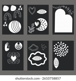 Chalk doodle set. Pencil scribble textures. Vector charcoal brush strokes. Hand drawn kids crayon lines, stars, clouds