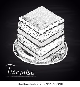 Tiramisu Drawing Images Stock Photos Vectors Shutterstock