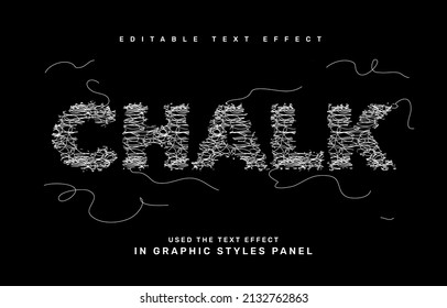 Chalk Editable Text Effect Template