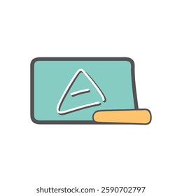 Chalk Handwriting Icon for Creative Writing