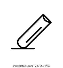 Chalk Icon for Educational Tools and Artistic Creations