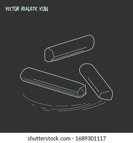 Chalk icon line element. Vector illustration of chalk icon line isolated on clean background for your web mobile app logo design.