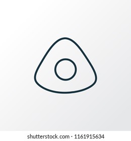 Chalk icon line symbol. Premium quality isolated tool element in trendy style.