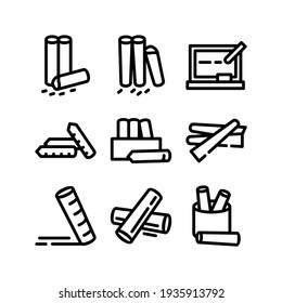 chalk icon or logo isolated sign symbol vector illustration - Collection of high quality black style vector icons
