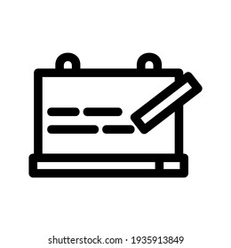 chalk icon or logo isolated sign symbol vector illustration - high quality black style vector icons
