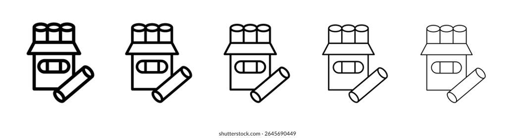 Chalk icon simple illustration logo art